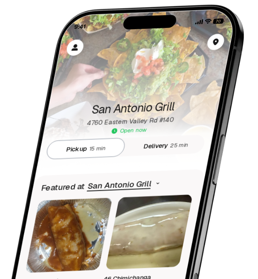 San Antonio Grill app preview