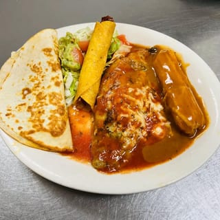 L14 Quesadilla, Relleno, Tamale & Flauta